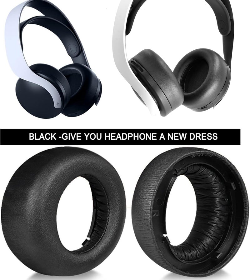 Sodorous PS5 Ear Pads Replacement Ear Cushions for Sony PlayStation 5 Pulse 3D PS5 Wireless Headphones, Headset Earpads, Ear Cups Repair Parts-Black… - Image 4